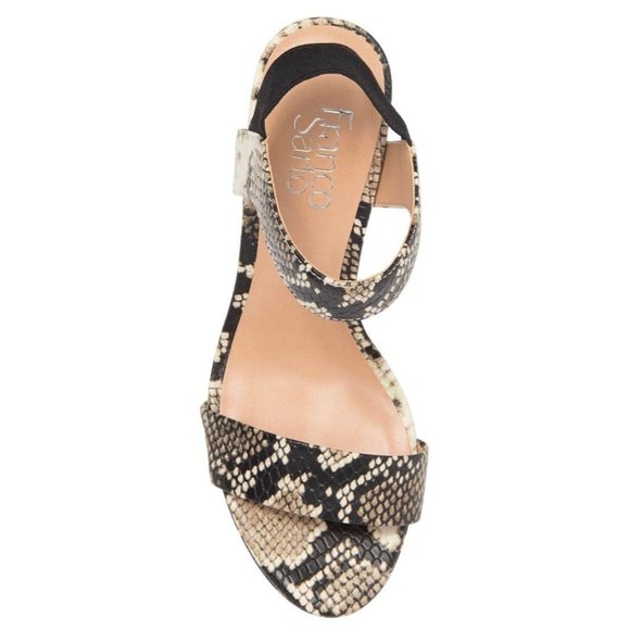Franco Sarto Noa Snakeskin Printed Platform Sandal - Picture 3 of 9